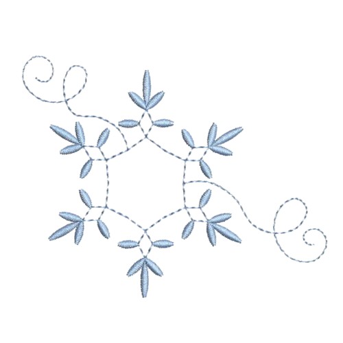 snowflake machine embroidery design needle passion embroidery npe